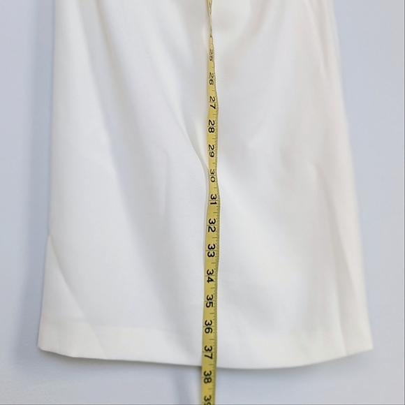 IRO Marine Draped One-shoulder Tulip Skirt Dress Pleated Cream (IRO 34 = US 2) - Picture 12 of 12